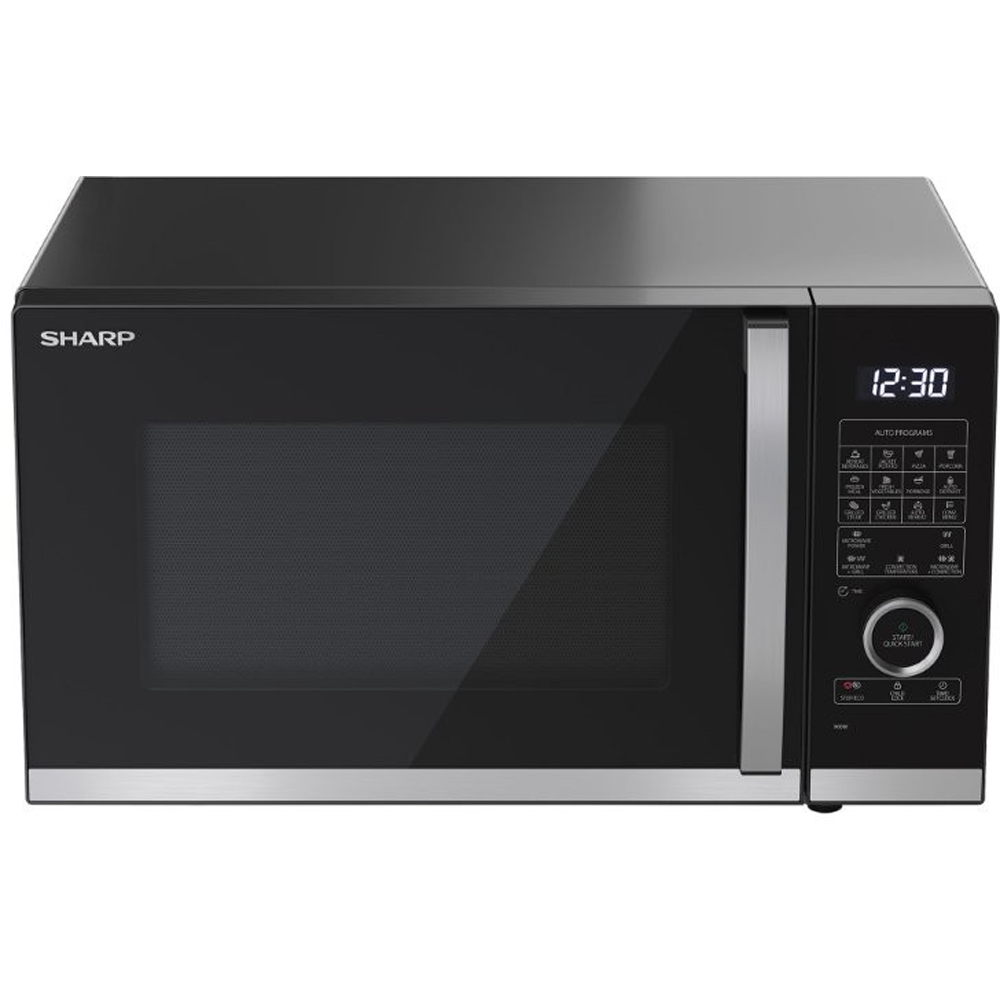 Sharp SP2542 Black 25L Combination Flatbed Microwave Oven with Grill 900W Image 3