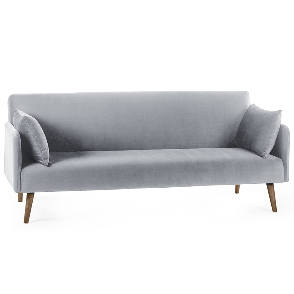 Julian Bowen Andi 3 Seater Grey Fabric Sofa Bed Image 3