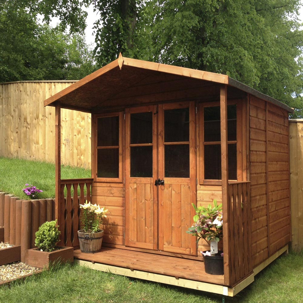Shire Houghton 7 x 7ft Double Door Traditional Summerhouse Image 2