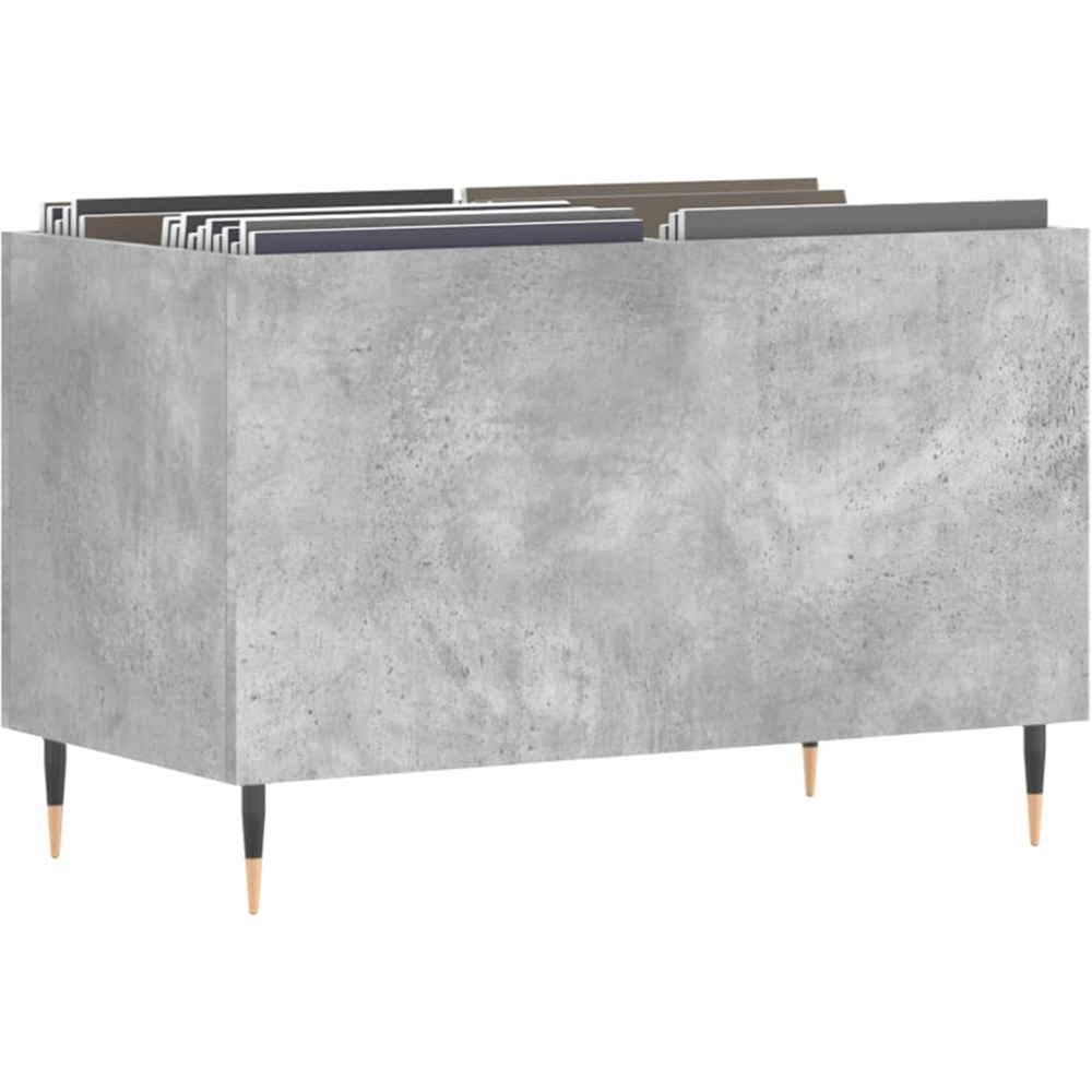 vidaXL Concrete Grey Record Cabinet Record Cabinet Image 3