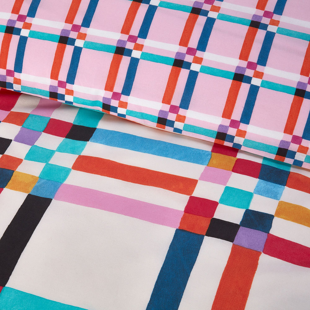 Tate Check Duvet Set King Image 4