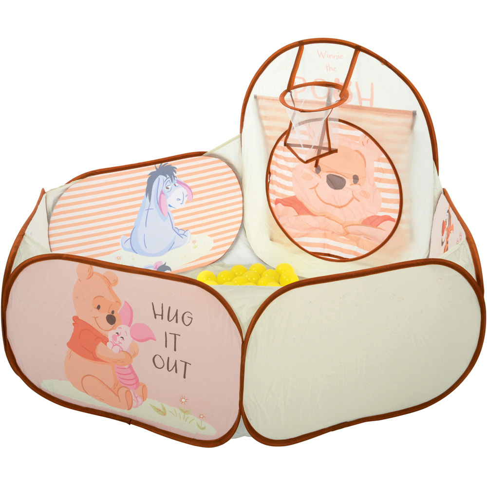 MoVe Winnie The Pooh Quick Up Activity Ball Pit with 20 Balls Image 1