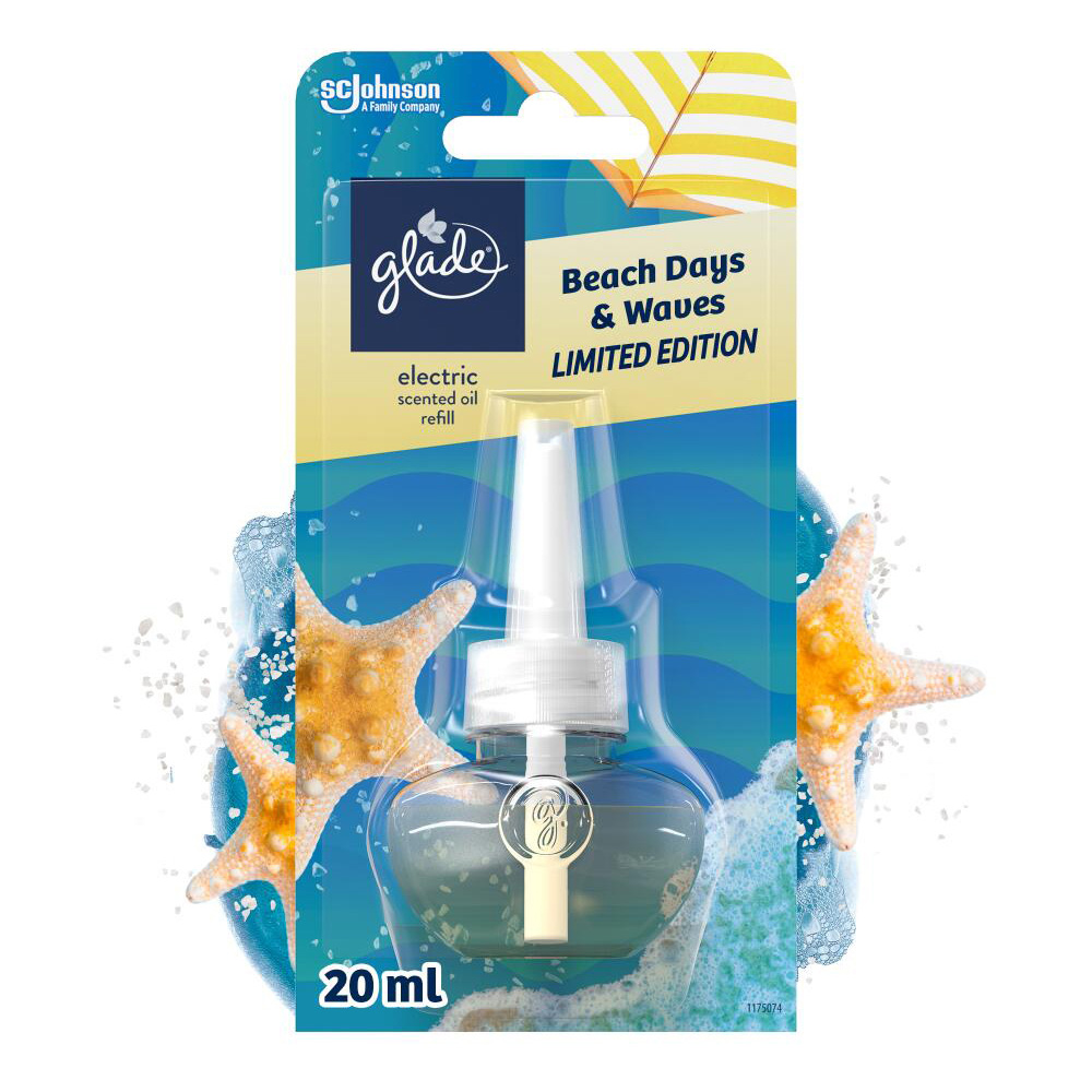 Glade Beach Days and Waves Electrical Plug Diffuser Refill Image 2