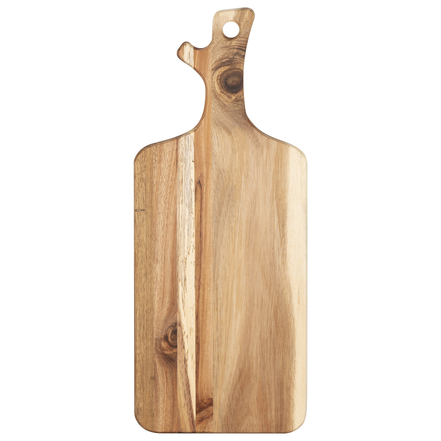 Acacia Wood Handled Large Chopping Board Image 1