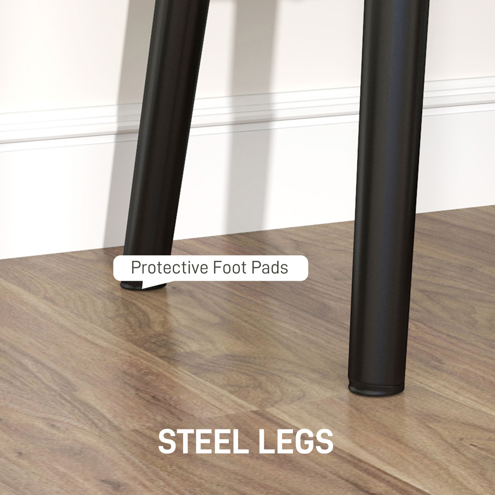 Portland Grey End of Bed Bench with Thick Padding Image 5