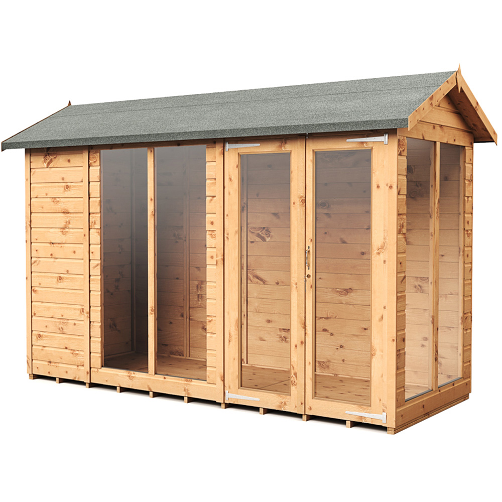 Empire Sheds 4 x 10ft Double Door Tongue and Groove Wooden Apex Garden Shed Image 1