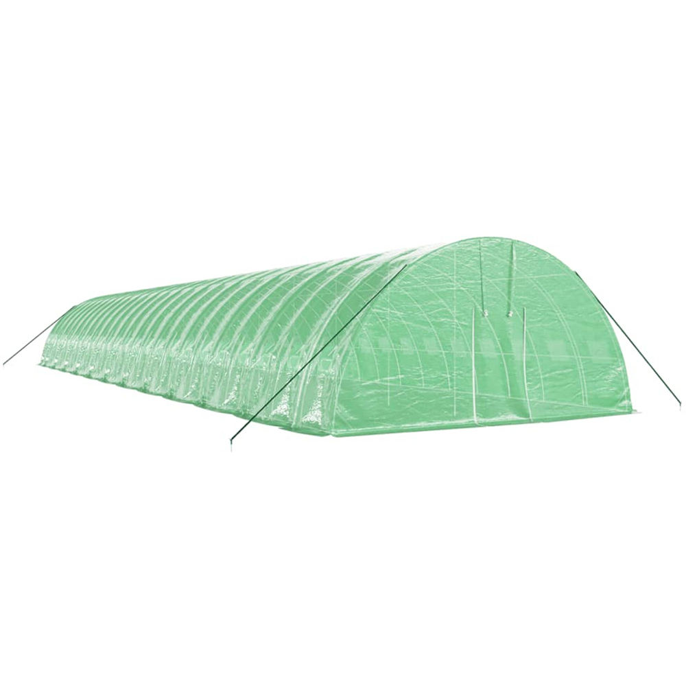 vidaXL White 19.7 x 78.7ft Greenhouse Image 2