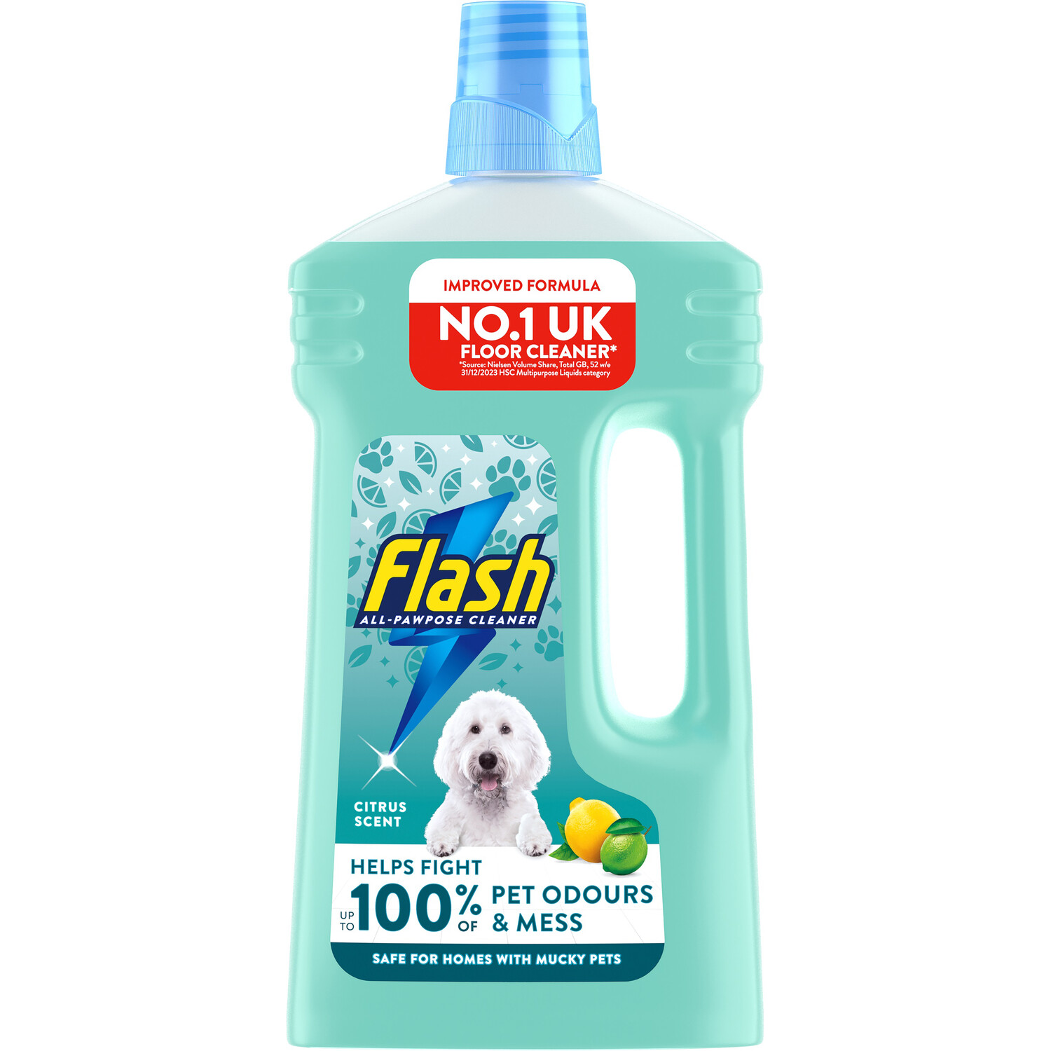 Flash Pet All Purpose Liquid Cleaner 1L - Blue Image