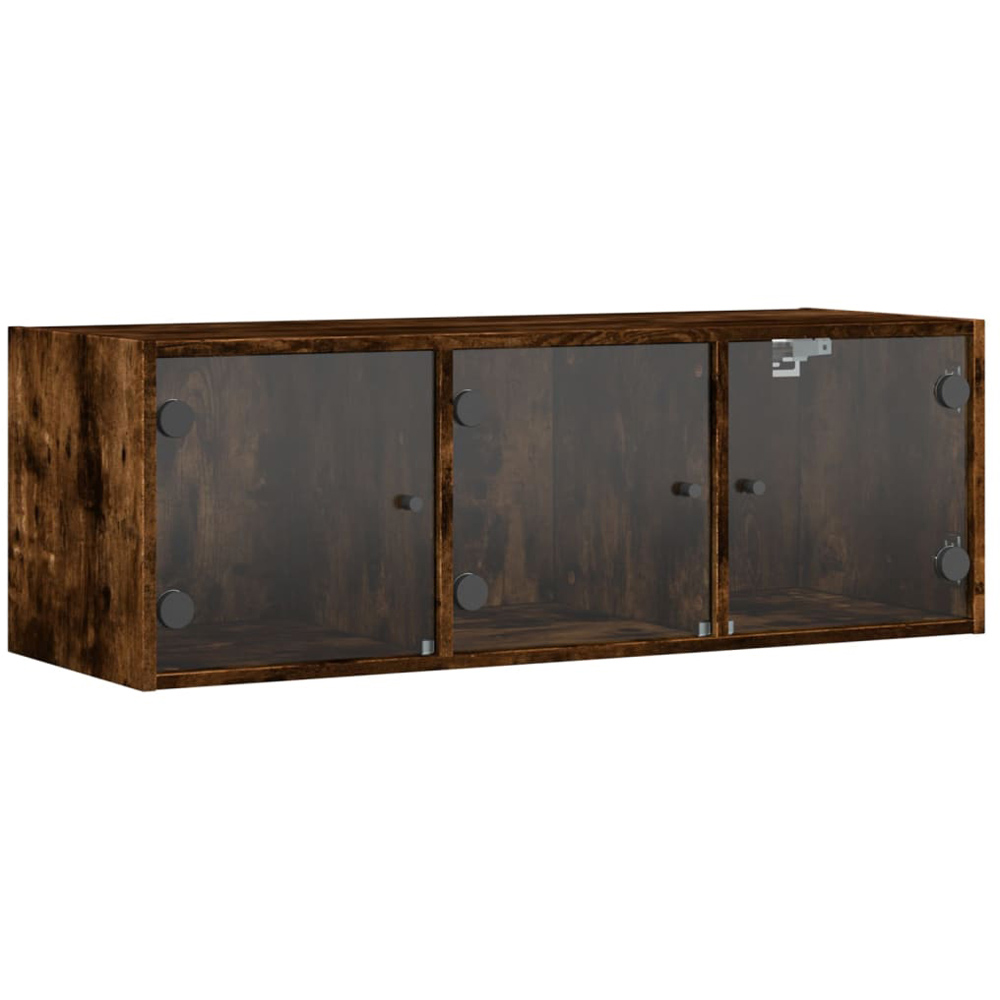 vidaXL 3 Door Brown Wooden Wall Cabinet Image 2