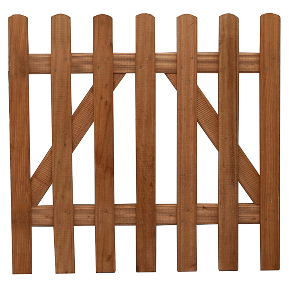 Forest Garden Grooved Pale Gate 3ft Image 1