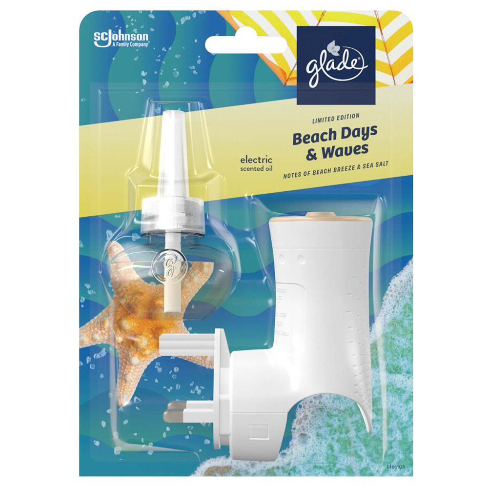 Glade Beach Days and Waves Electrical Plug Diffuser 20ml Wilko
