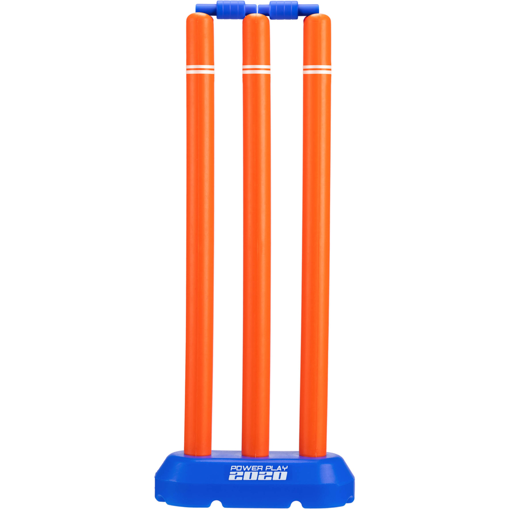 Toyrific Power Play Size 3 Blue Plastic Cricket Set Image 3