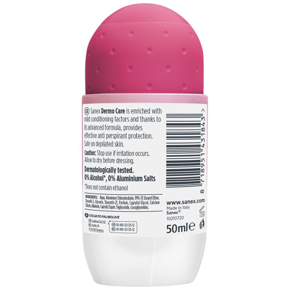 Sanex Dermo Care Antiperspirant Deodorant Roll On 50ml Image 2