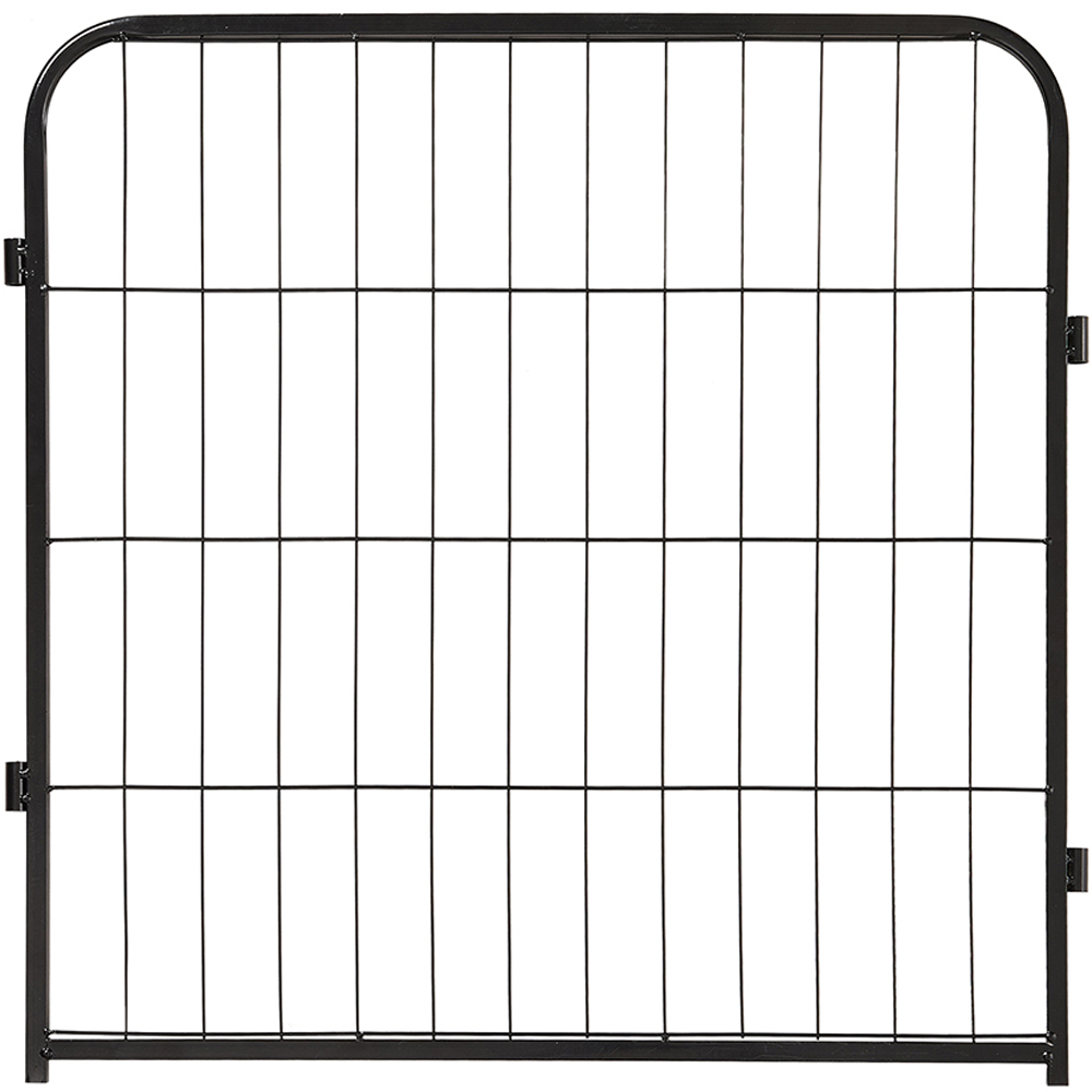 H&O Direct 8 Panel Mesh Metal Pet Playpen with Door 60cm Image 4