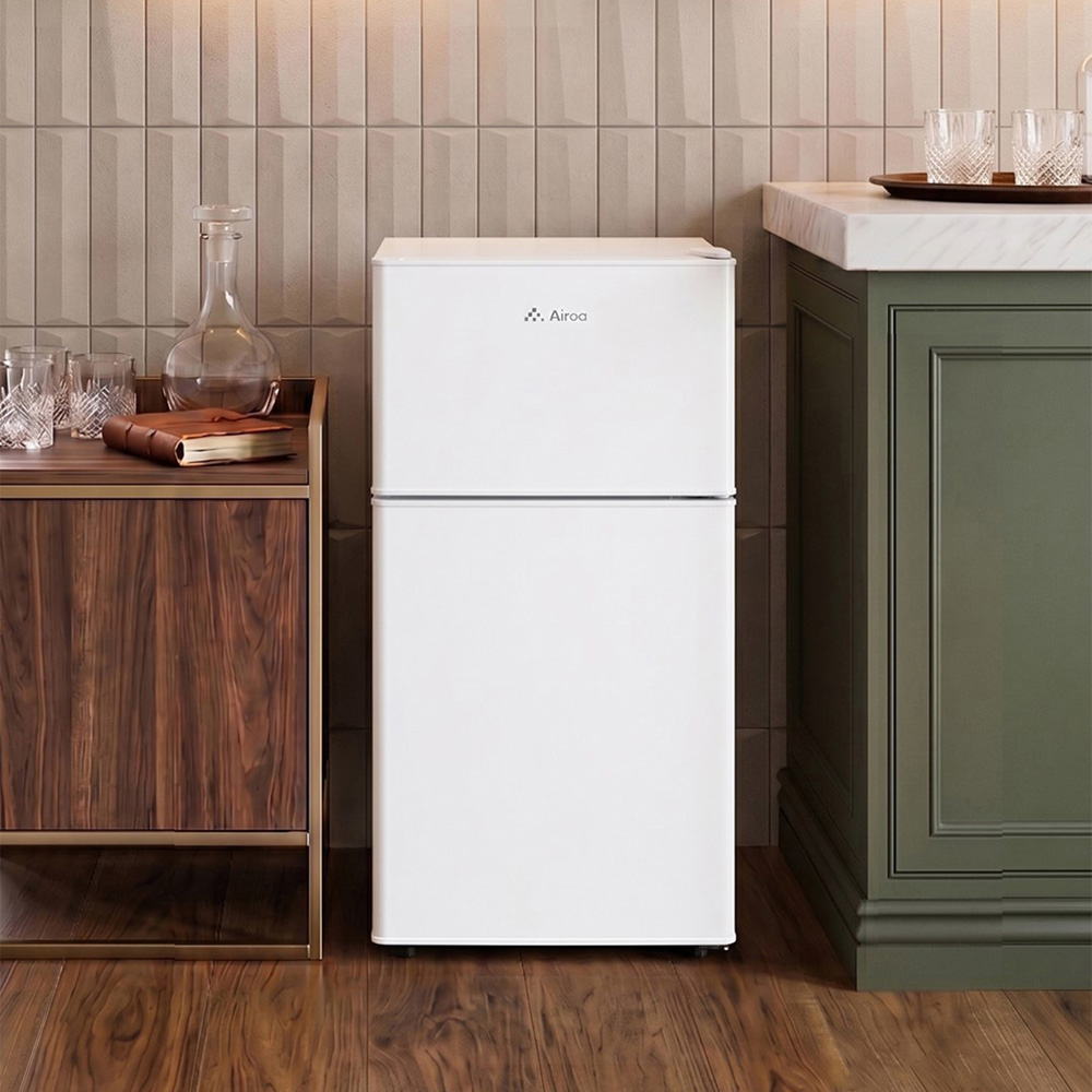 Airoa EK110056 White 51L Freestanding Top Freezer Fridge with Dual Zones Image 2