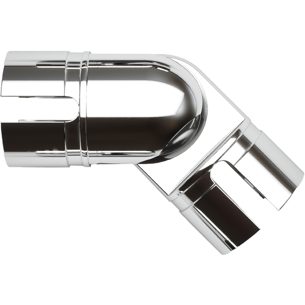 Rothley Polished Stair Handrail Adjustable Elbow Image 1