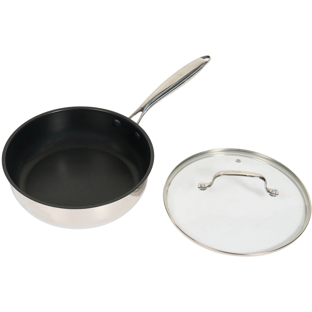 Aluminium Egg Poacher with Glass Lid Image 4