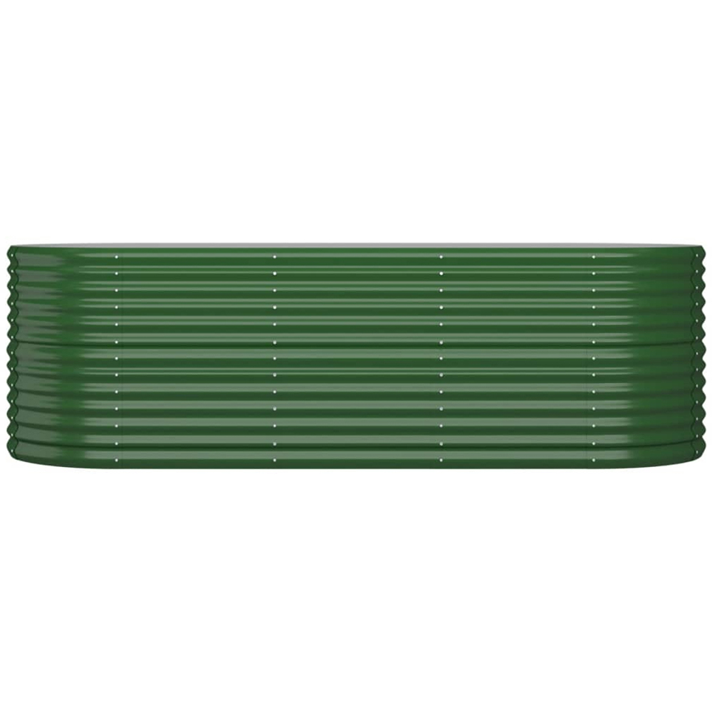 vidaXL Green Galvanised Steel Raised Garden Bed 68 x 80 x 224cm Image 2
