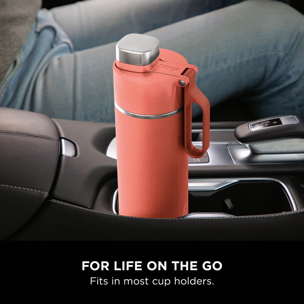 Ninja Thirsti Coral Travel Bottle 700ml Image 6