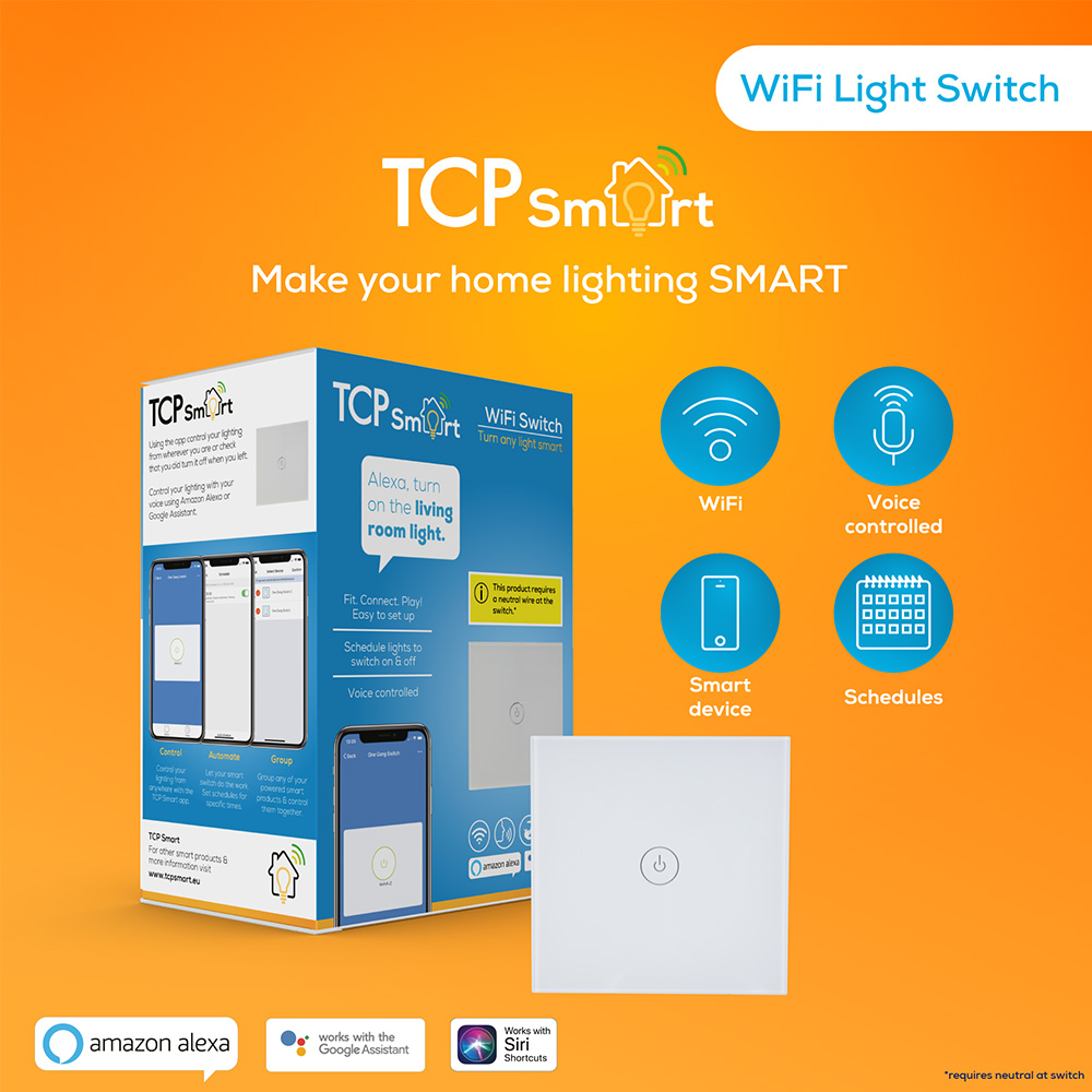 TCP Smart WiFi Double Switch Image 2
