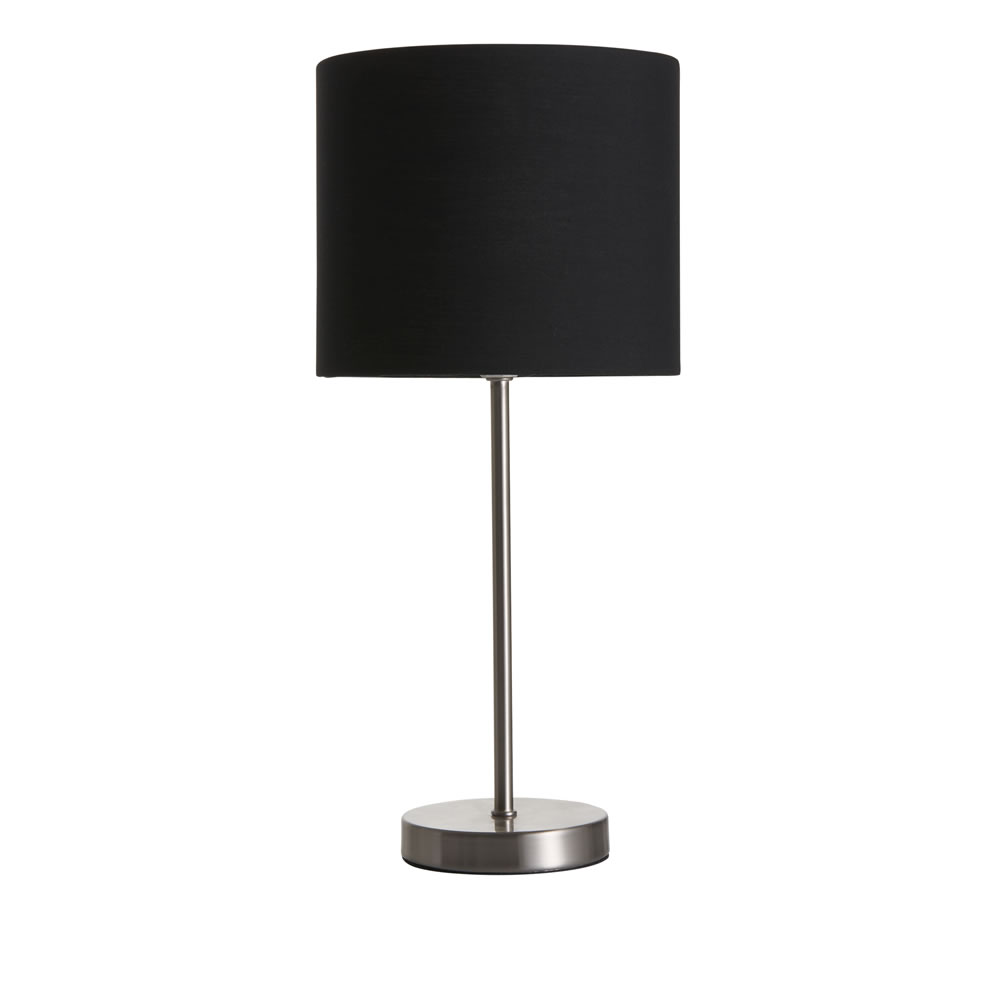 Wilko Milan Black Table Lamp | Wilko