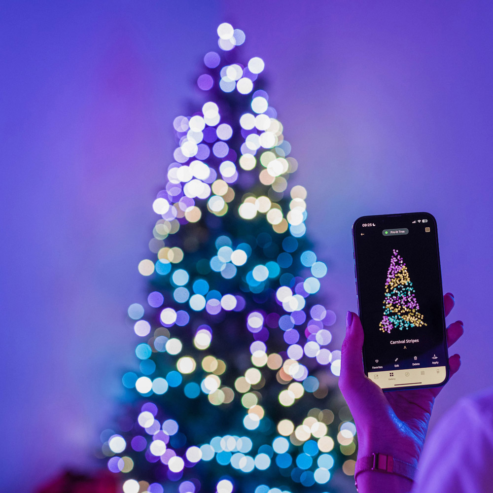 Twinkly 400 RGB LED Smart Black Cable String Light 32m Image 4