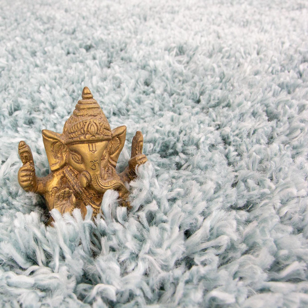 Kukoon Nore Blue Shaggy Rug 240 x 330cm Image 4