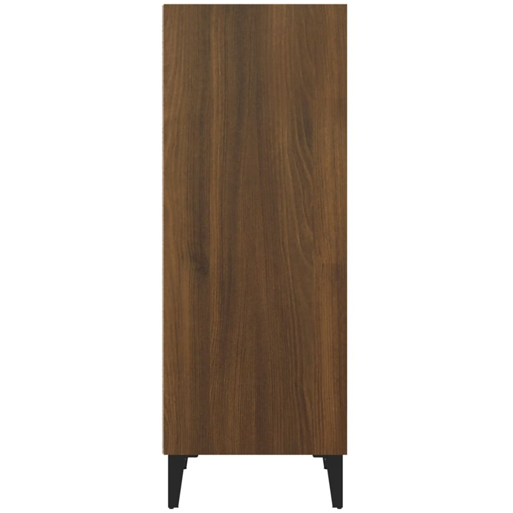 vidaXL 3 Shelf Brown Oak Sideboard Image 6