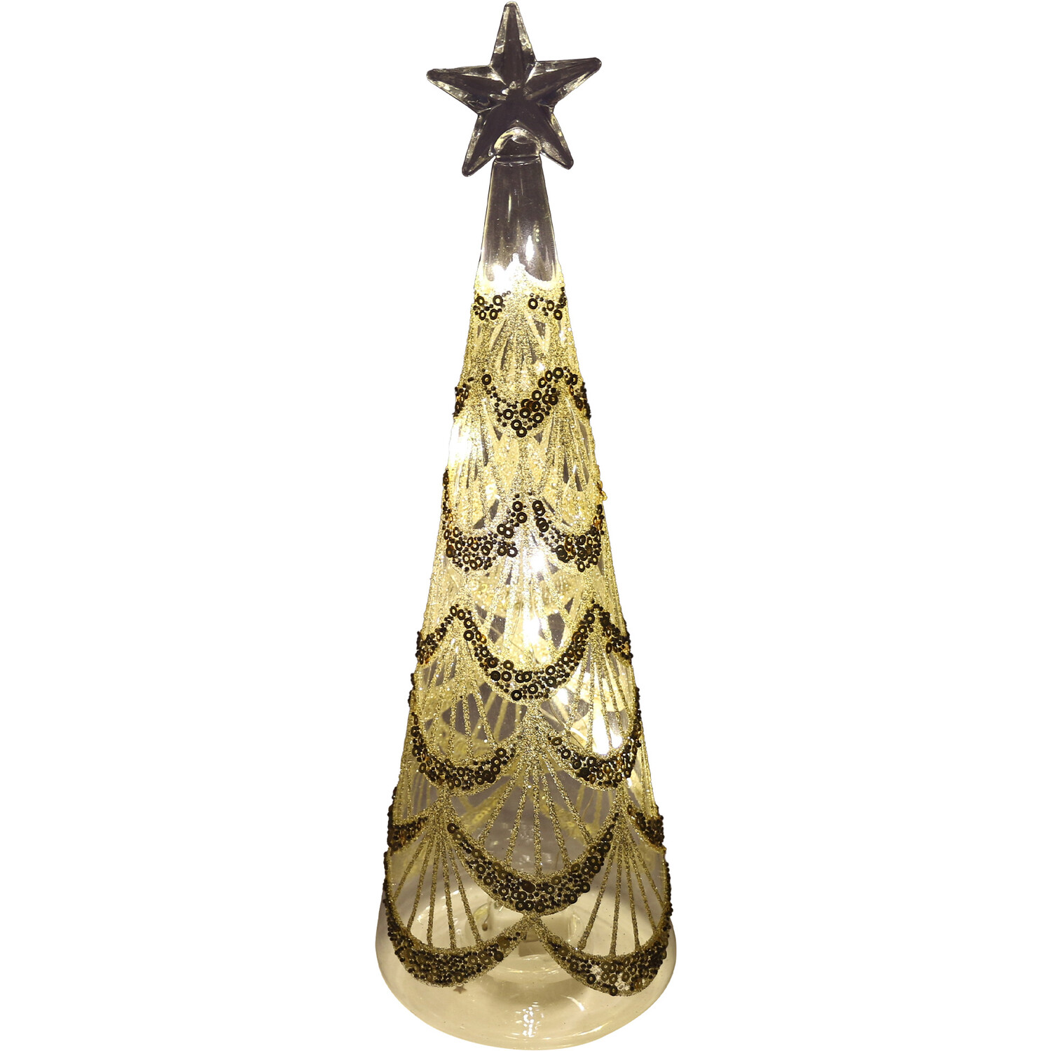 Decadent Gold Glitter Tree Image 2