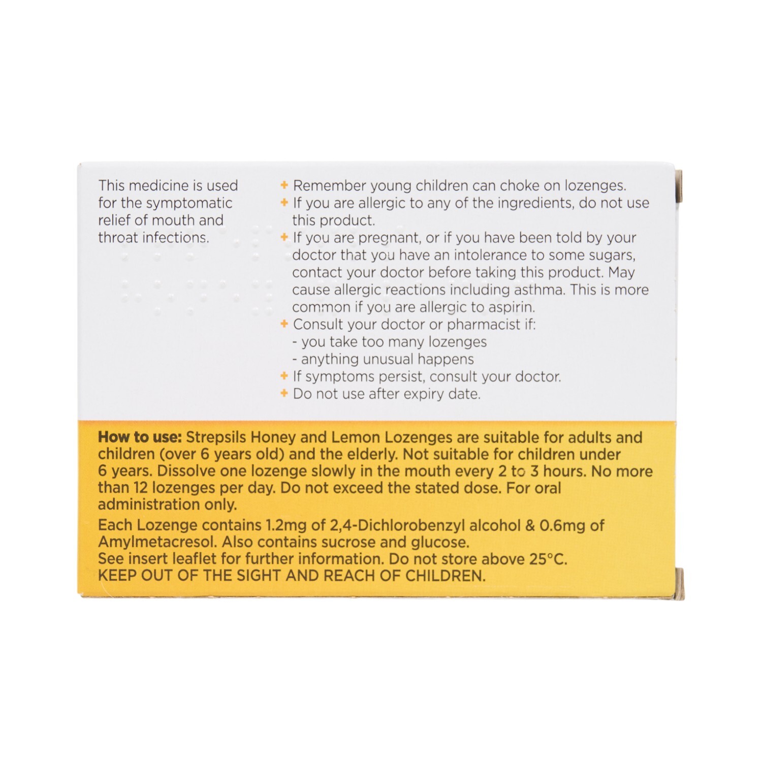 Strepsils Honey and Lemon Lozenges Image 3