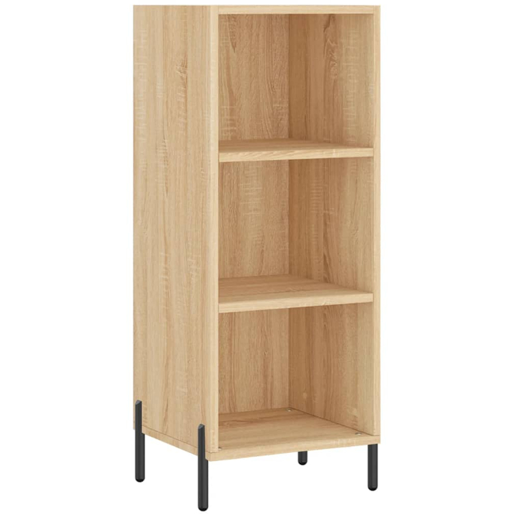 vidaXL Single Door 3 Shelf Sonoma Oak Highboard Image 5