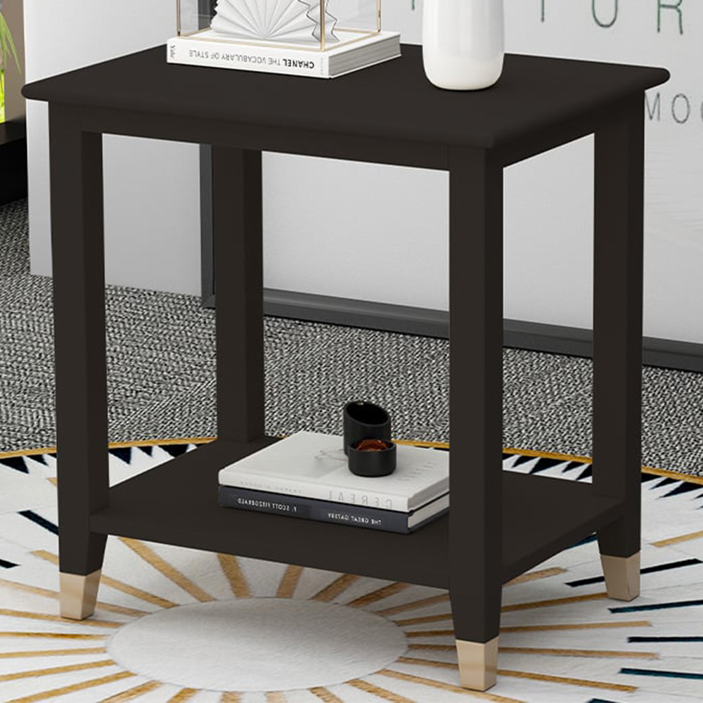Palazzi Black Side Table Image 1