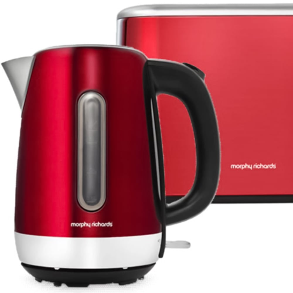 Morphy Richards Equip Red Kettle and Toaster Set Image 2