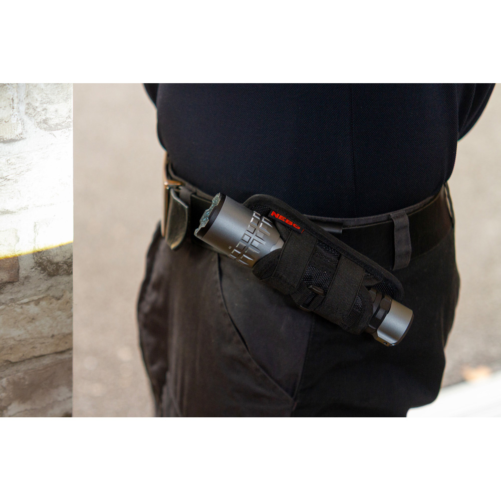 Nebo Flashlight Holster Universal-Fit Rugged Nylon Holster with 360 Rotating Belt Clip Image 4