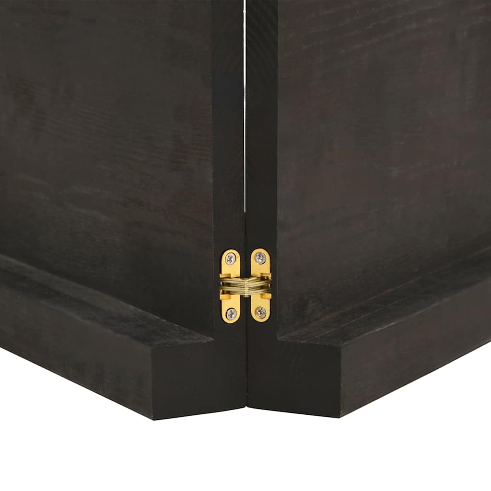 vidaXL 120cm Dark Brown Foldable Floating Wall Shelf Image 4
