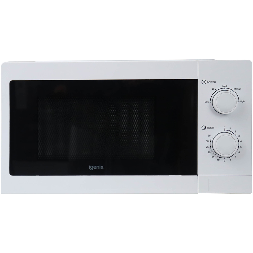Igenix White 20L Manual Microwave 800W Image 3