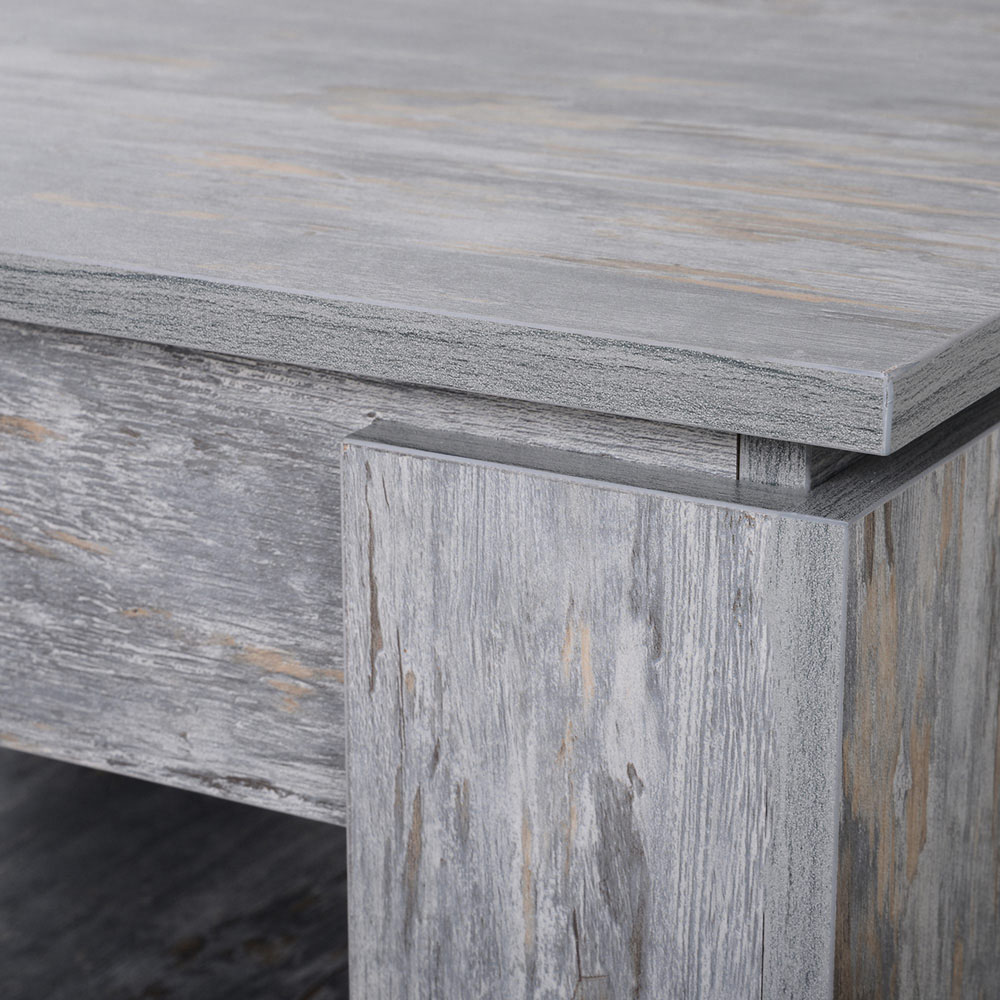 Portland 2 Tier Grey Coffee Table Image 3