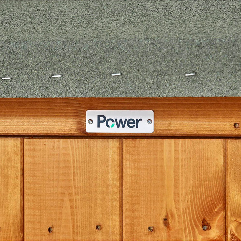 Power Sheds 7 x 5ft Apex Wooden Shed with Window Image 3
