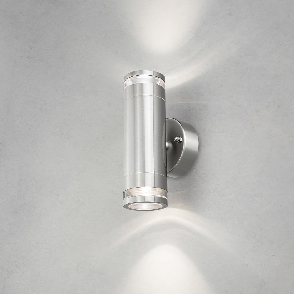 4lite Marinus 2 Pack Bi-Directional Stainless Steel Wall Light Image 2
