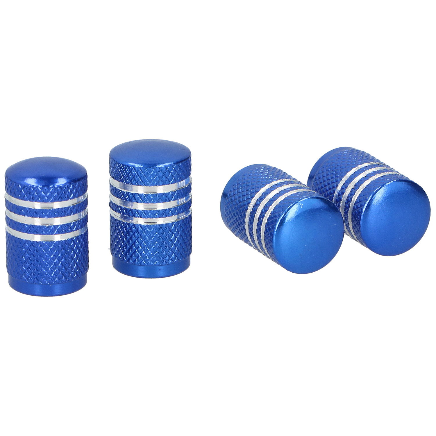 Pack of Four Dunlop Valve Caps  - Blue Image
