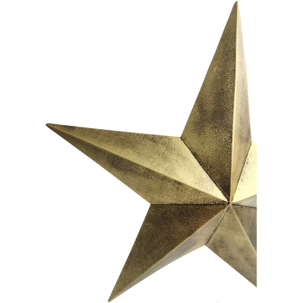 Antique Metal Star Bronze Image 2