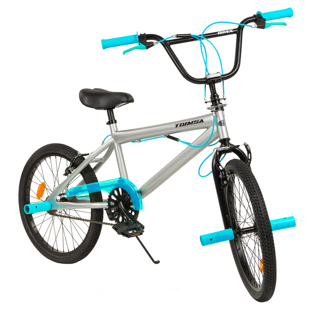 Toimsa BMX 20" Bicycle Silver and Blue Image 1