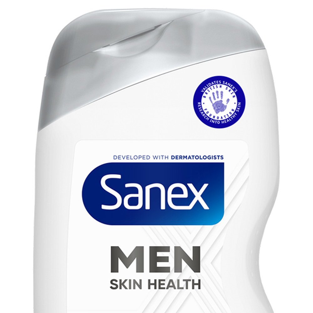 Sanex Men Skin Health Sensitive Care Shower Gel 400ml Image 3