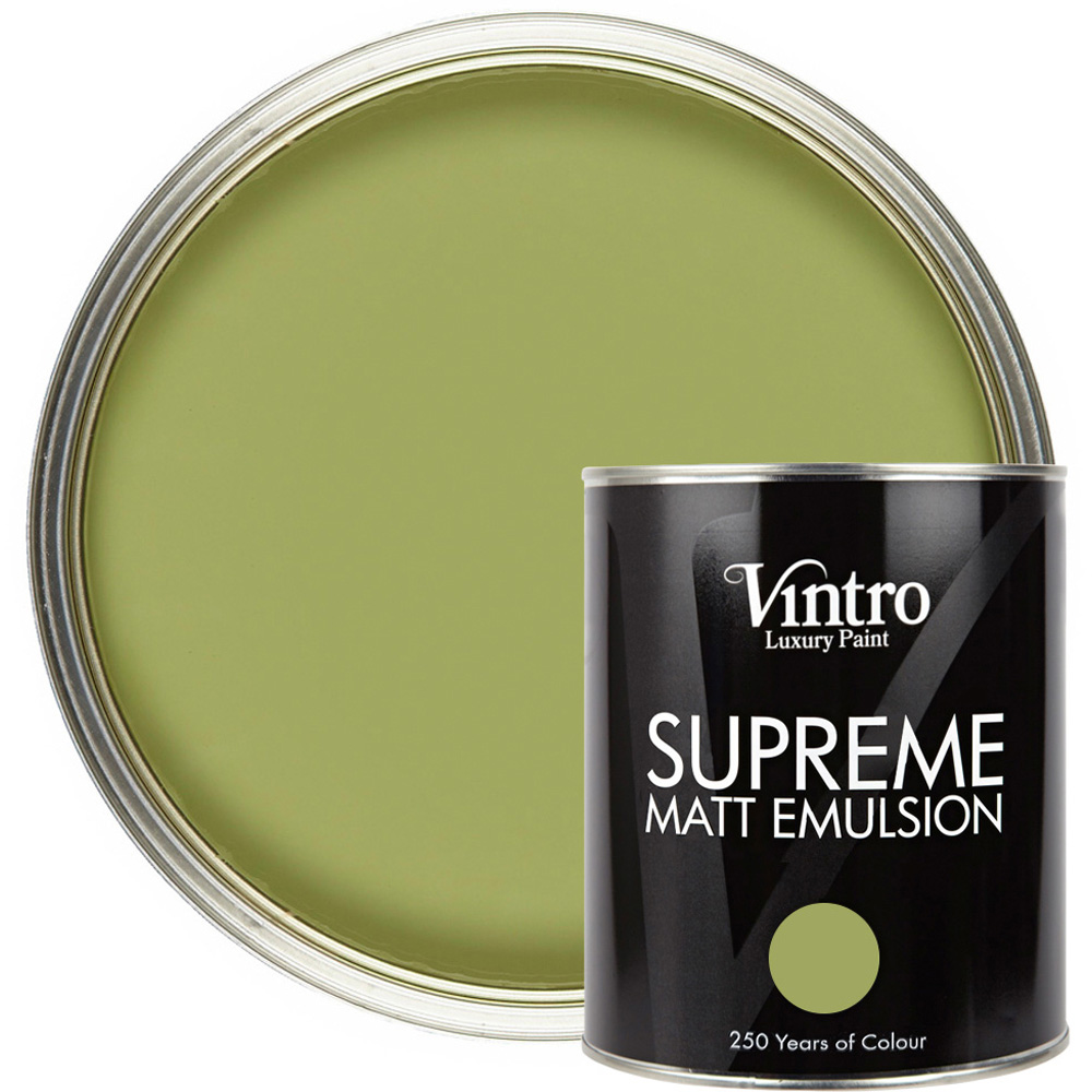 Vintro Paint Sage Matt Emulsion Interior Paint 1L Image 1