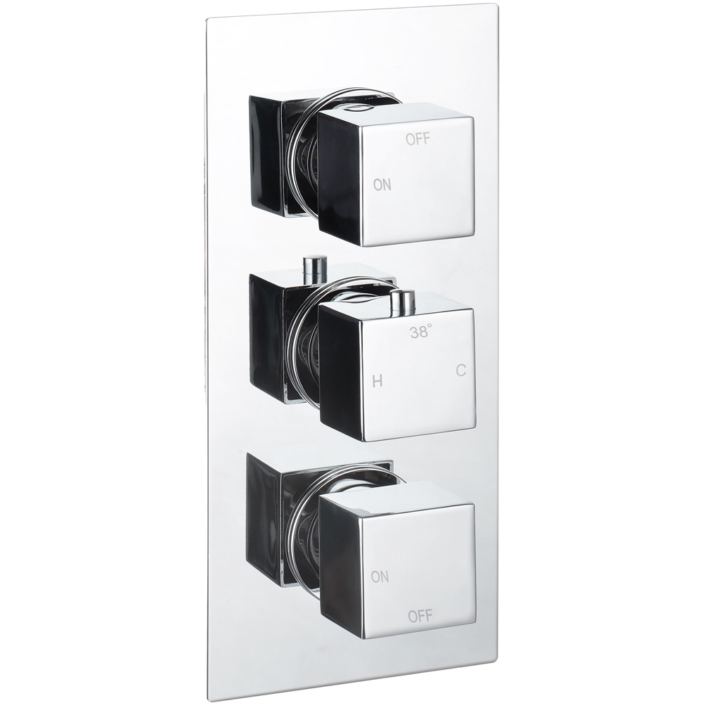 Bathstore Siesta Chrome Thermostatic Shower Valve Kit Image 3