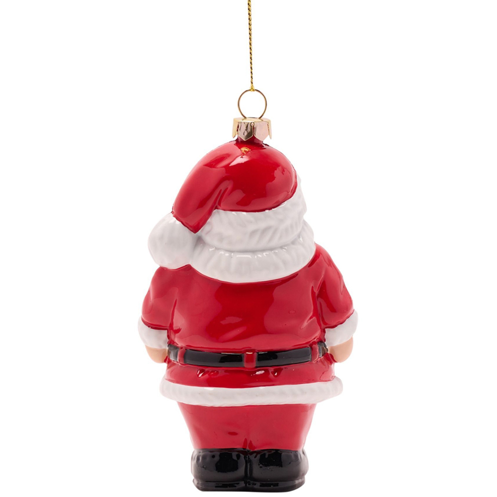 The Seasonal Gift Co. 3D Santa Hanging Decoration 23cm Image 3