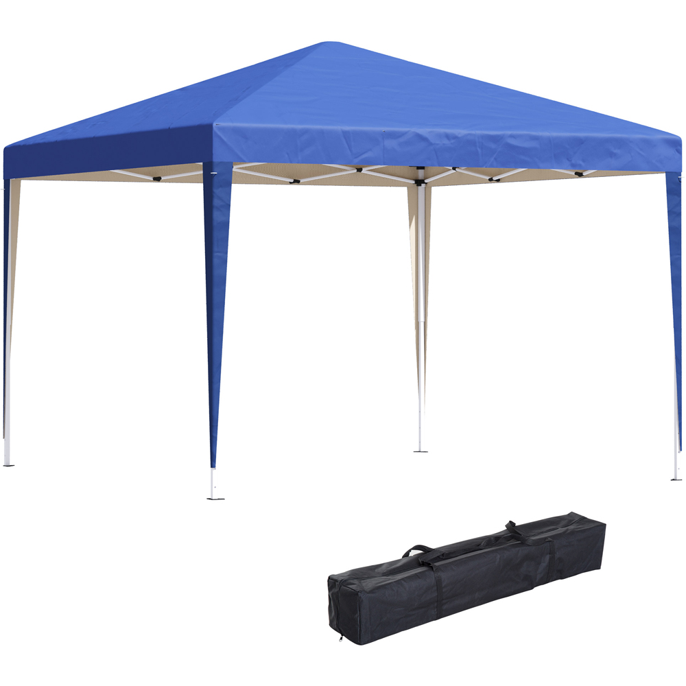 Outsunny 3 x 3m Blue Marquee Pop Up Gazebo Image 2