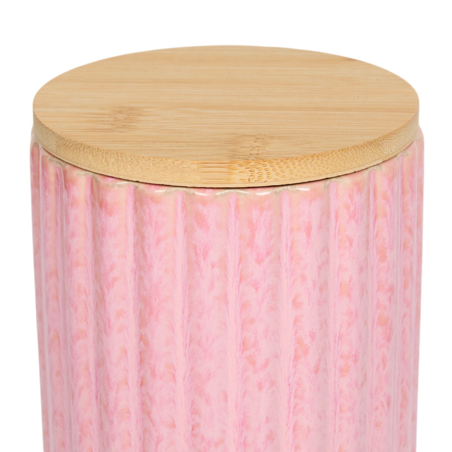 Bora Bora Reactive Glaze CanisterPink Image 2