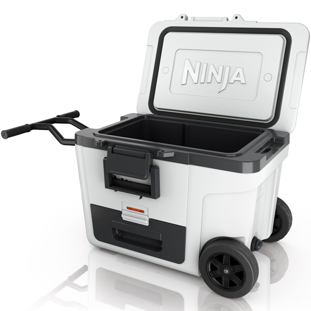 Ninja FrostVault Cloud White Wheeled Cooler with Dry Zone 45QT 42L Image 5