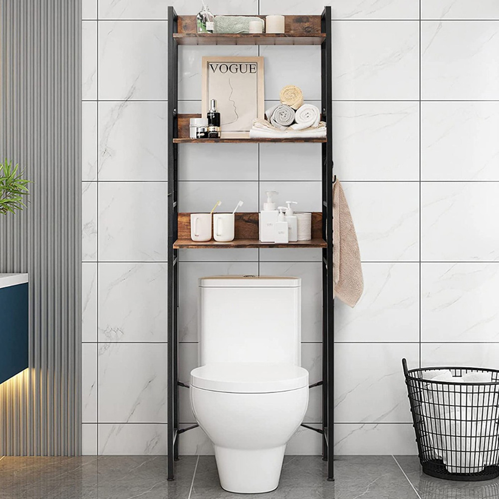 Costway 3 Shelf Over The Toilet Storage Rack Image 1